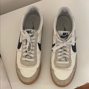 Nike Men's White and Gray Sneakers